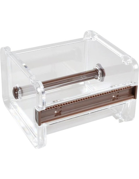 Dispensador y Cortador de Washi Tape HomDSim Marrón - 2 Unidades