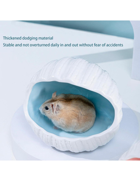 Escondite de Cerámica para Hámster Bifang Azul 11.9x8.9 cm