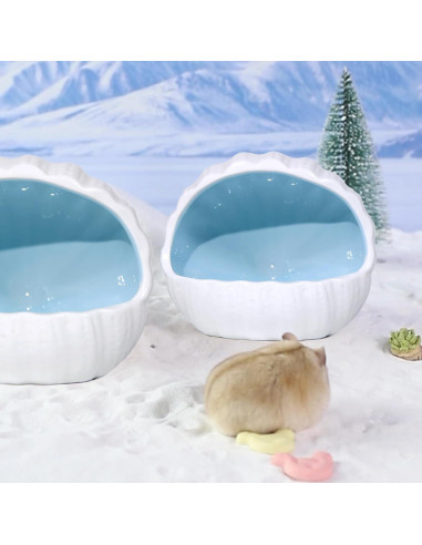 Escondite de Cerámica para Hámster Bifang Azul 11.9x8.9 cm