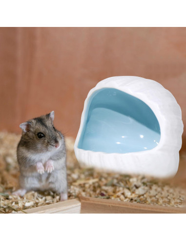 Escondite de Cerámica para Hámster Bifang Azul 11.9x8.9 cm