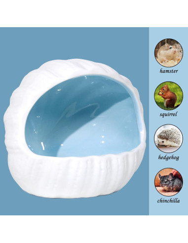 Escondite de Cerámica para Hámster Bifang Azul 11.9x8.9 cm