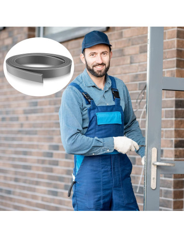 2 Rollos Sello de Silicona Ajustable para Puerta de Tormenta Boao 94 cm