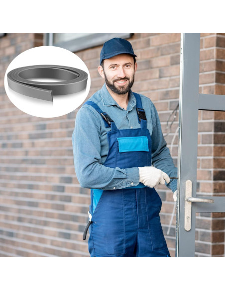 2 Rollos Sello de Silicona Ajustable para Puerta de Tormenta Boao 94 cm