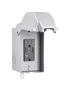 Caja de Salida Exterior SURAIELEC GFCI 20 AMP Impermeable