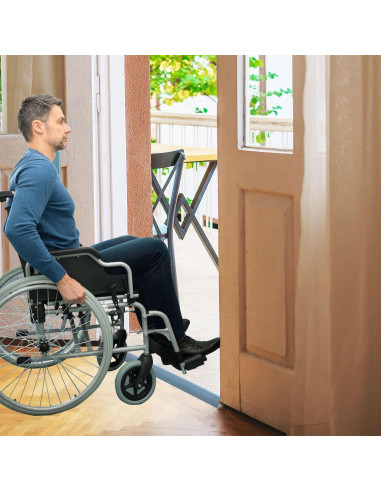 Tira de transición de suelo EaseInstall 91.44 cm PVC gris madera