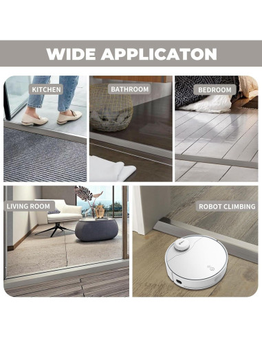 Tira de Transición de Vinilo EaseThrift 91.44 cm Gris