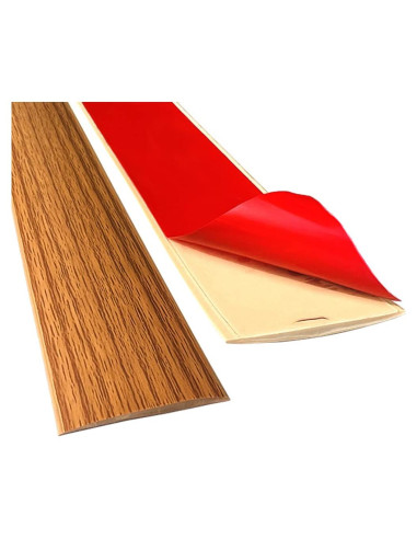 Tira de Transición Autoadhesiva PANO 5 cm x 2 m Madera Marrón