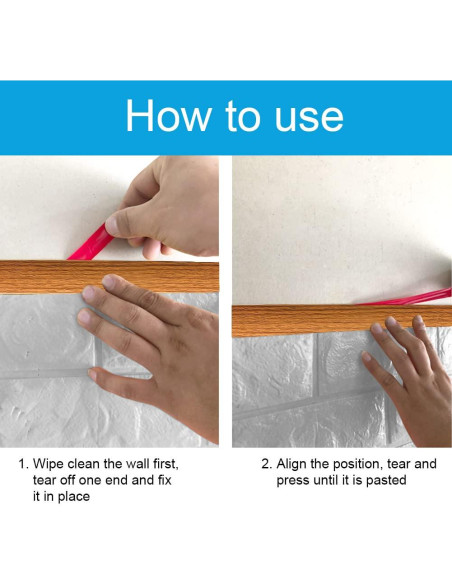 Tira de Transición Autoadhesiva PANO 5 cm x 2 m Madera Marrón