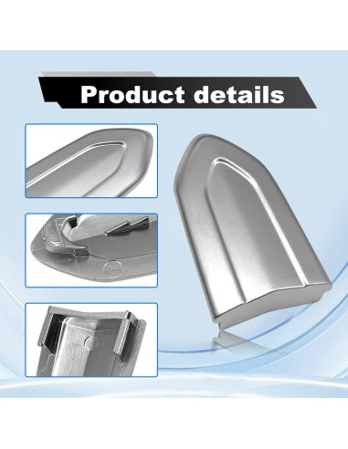 Cubierta de bloqueo de manija de puerta Pleoos para Cadillac