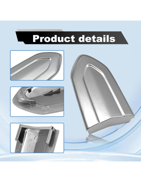 Cubierta de bloqueo de manija de puerta Pleoos para Cadillac