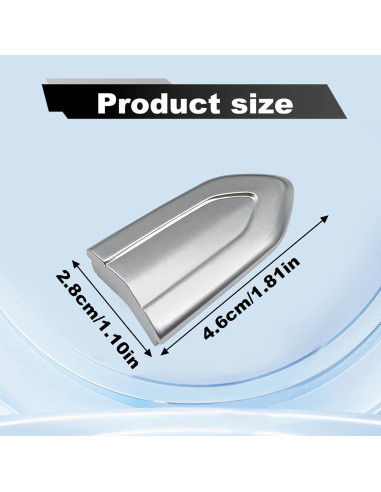 Cubierta de bloqueo de manija de puerta Pleoos para Cadillac