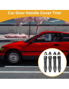 Cubierta de Manija de Puerta Kia Optima K5 2011-2015 ABS Carbono 2