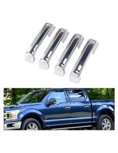 Cubiertas de Manijas de Puerta Cromadas AUCERAMIC para Ford F-150/F-250 2015-2022