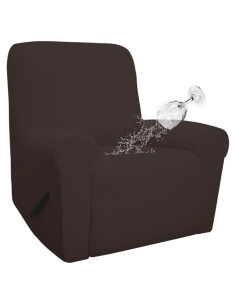 Funda de Sofá Reclinable Easy-Going Impermeable Chocolate
