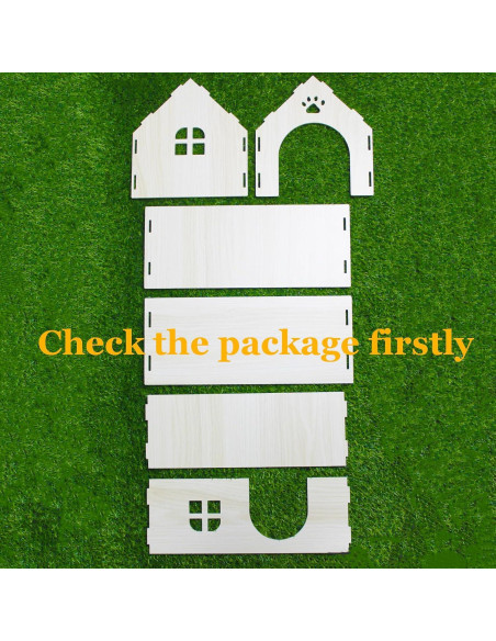 Escondite para Cobayas Amonk 38x23x25 cm Casa de Madera