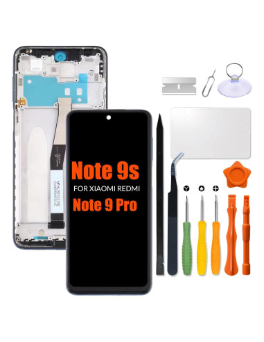 Pantalla LCD de Reemplazo para Xiaomi Redmi Note 9 Pro/S - Negro