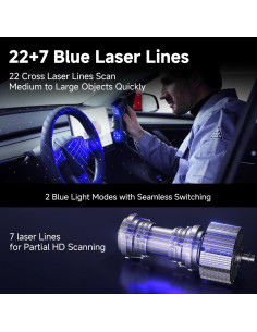 Escáner 3D Creality Raptor Pro con Puente WiFi 6, Precisión 0.02mm 2