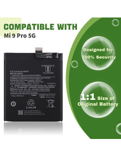 Batería recargable BM4H para Xiaomi Mi 9 Pro 5G 4000mAh 2