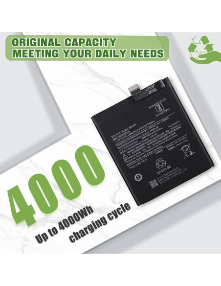 Batería recargable BM4H para Xiaomi Mi 9 Pro 5G 4000mAh