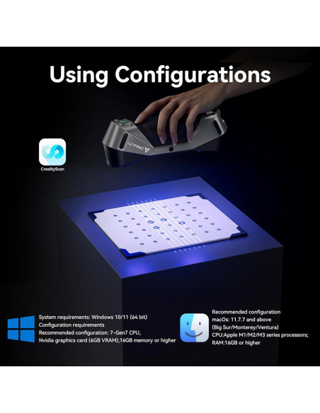 Escáner 3D Creality CR-Scan Raptor - Alta Precisión y Velocidad