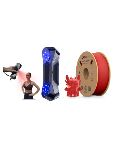 Escáner 3D Creality CR-Scan Raptor 0.02mm Luz Azul