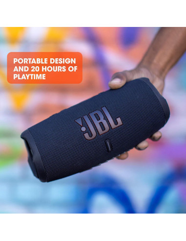 Altavoz Bluetooth JBL Charge 5 Impermeable 20h Azul