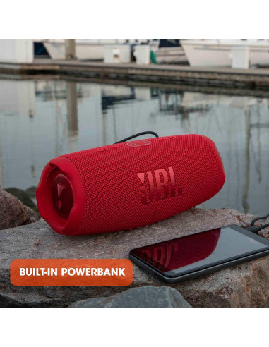 Altavoz Bluetooth JBL Charge 5 Impermeable 20h Azul