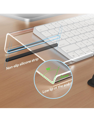 Soporte Ergonómico para Teclado ShunChengFa Rosa 43.9x8.9cm