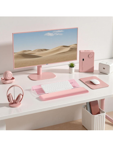 Soporte Ergonómico para Teclado ShunChengFa Rosa 43.9x8.9cm