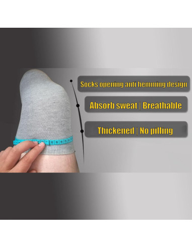 Calcetines Protésicos YOUTHINK 5PCS Algodón Suave Mediano