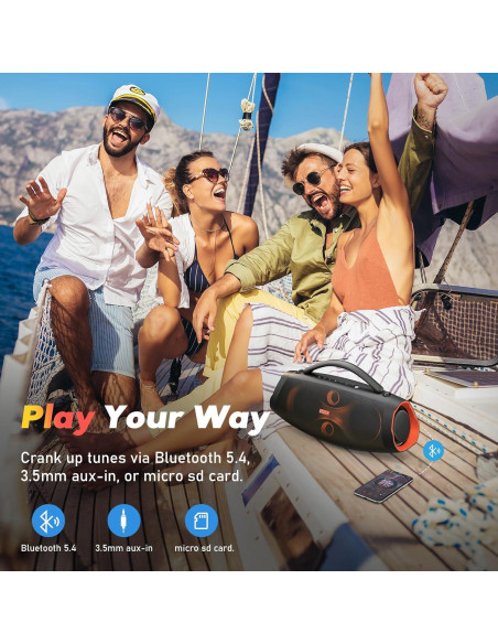 Altavoz Bluetooth DOSS Extreme Boom Pro D200 120W IPX6