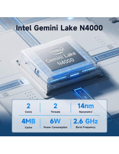 Mini PC Bmax B1 Pro 8GB RAM 128GB eMMC Celeron N4000 2