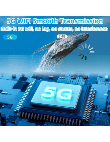 Transmisor y Receptor HDMI Inalámbrico DOBVDLA 30m 4K 1080P