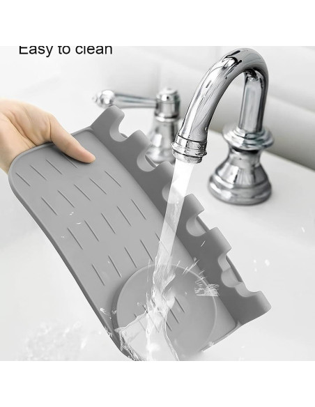 Soporte de Cuchara de Silicona Genérico Gris Antideslizante