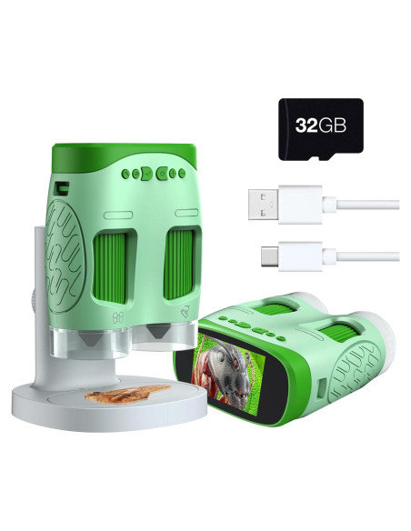 Microscopio Digital ZOMFOM 3-en-1 para Niños 800X HD