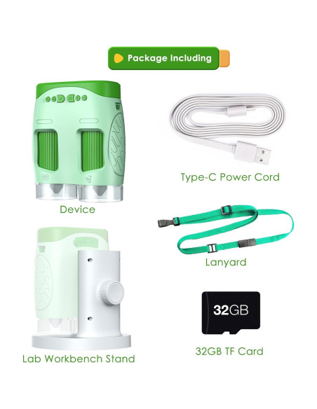 Microscopio Digital ZOMFOM 3-en-1 para Niños 800X HD