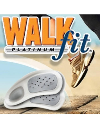 Plantillas ortopédicas WalkFit Platinum para dolor en pies y espalda