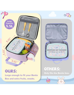 Caja de Almuerzo Táctica REDSHELL Morado 5.5L Aislada 2