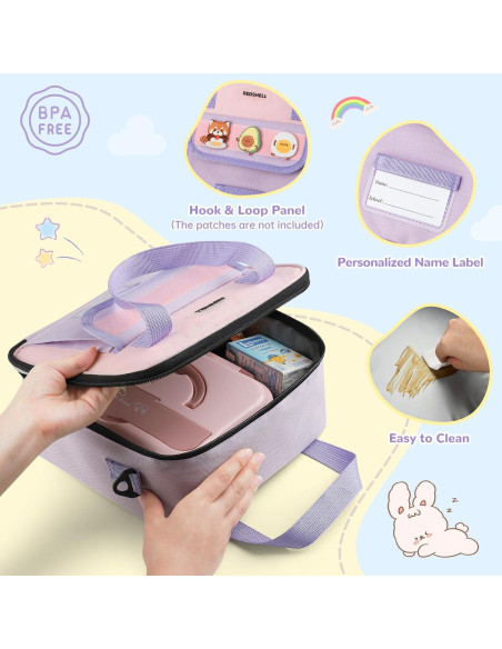 Caja de Almuerzo Táctica REDSHELL Morado 5.5L Aislada