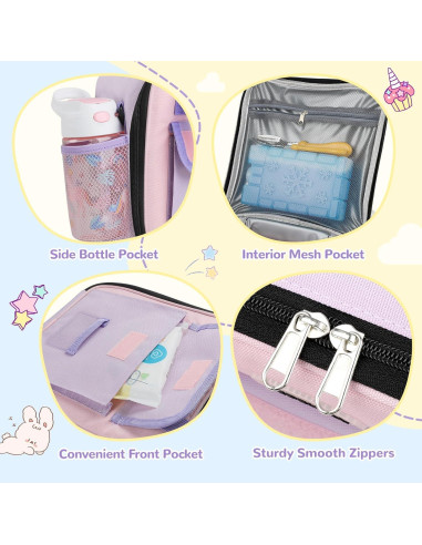 Caja de Almuerzo Táctica REDSHELL Morado 5.5L Aislada