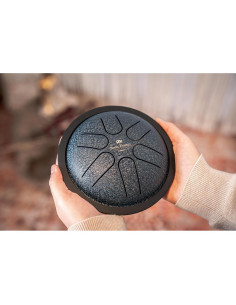 Mini Steel Tongue Drum Meinl 6 Notas 15.24 cm Azul Marino 2