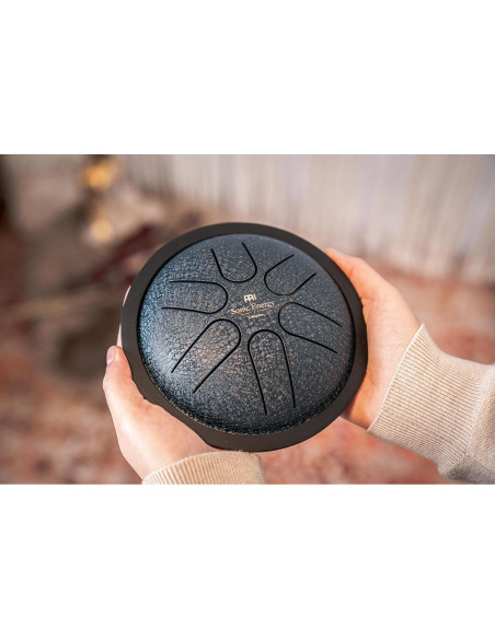 Mini Steel Tongue Drum Meinl 6 Notas 15.24 cm Azul Marino