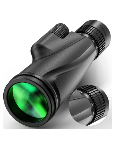 Telescopio Monocular 80x100 KTBDING con Trípode y Soporte para Smartphone