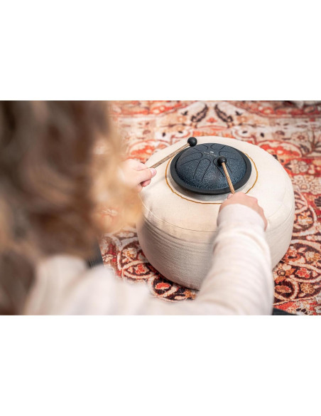 Mini Steel Tongue Drum Meinl 6 Notas 15.24 cm Azul Marino