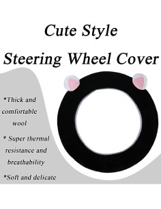 Cubierta de Volante Esponjosa JXJKMMN con Orejas de Conejo 37-38 cm 2