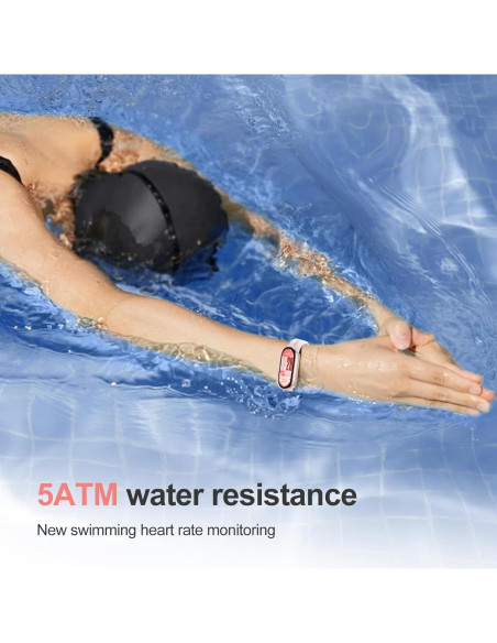 Xiaomi Mi Smart Band 10 - 1.72" AMOLED, 21 Días Batería, Rosa