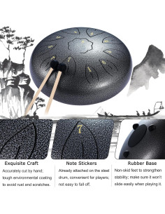 Tambor de Lengua de Acero Ranch 30.48 cm 11 Notas Clave C 2