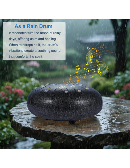 Tambor de Lengua de Acero Ranch 30.48 cm 11 Notas Clave C