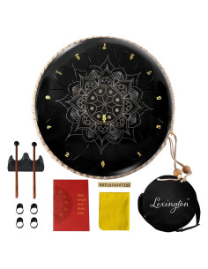 Tambor de Lengua Lexington TGD-1213A-BK-V 13 Notas 30.48cm