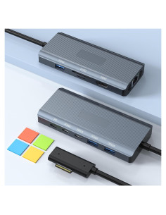 Microsoft Surface Dock 11 en 1 HDMI 4K Hub de Viaje